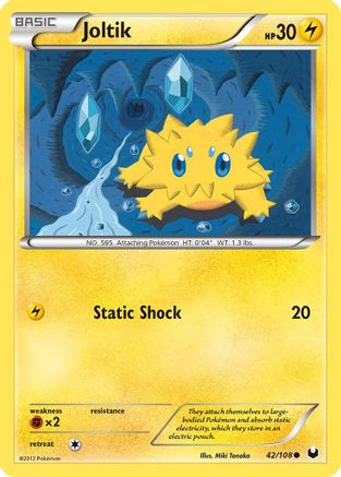 Joltik (42) (42)/108 Common Reverse Holofoil