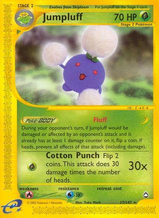 Jumpluff (17)/147 Rare Reverse Holofoil
