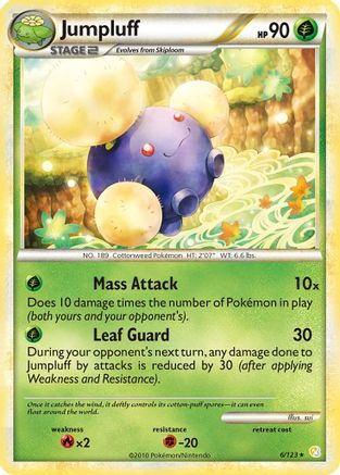 Jumpluff (6)/123 Holo Rare Holofoil