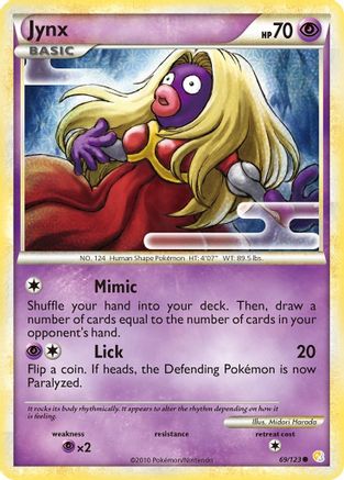 Jynx (69)/123 Common Reverse Holofoil