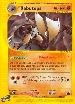 Kabutops (14) (14)/144 Rare