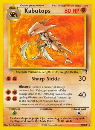 Kabutops (27)/110 Rare