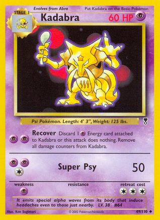 Kadabra (49)/110 Uncommon Reverse Holofoil