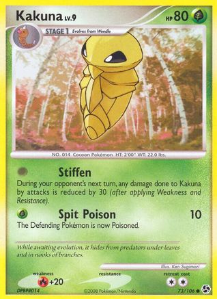 Kakuna (73)/106 Common Reverse Holofoil
