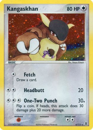 Kangaskhan (6)/112 Holo Rare Holofoil