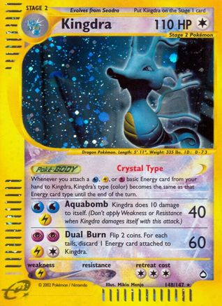 Kingdra (148) (148)/147 Secret Rare Reverse Holofoil