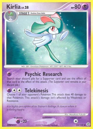 Kirlia (53)/132 Uncommon Reverse Holofoil