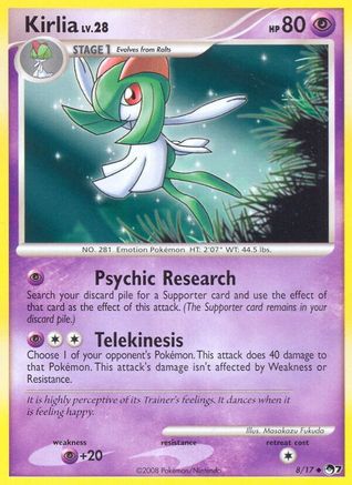Kirlia (8)/17 Uncommon Holofoil