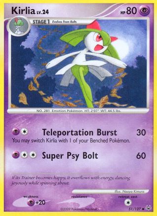Kirlia (51)/127 Uncommon Reverse Holofoil