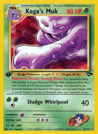Koga's Muk (26)/132 Rare 1st Edition