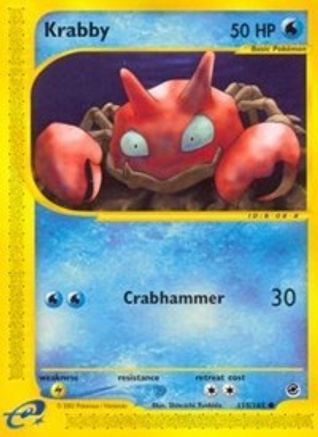 Krabby (115)/165 Common Reverse Holofoil