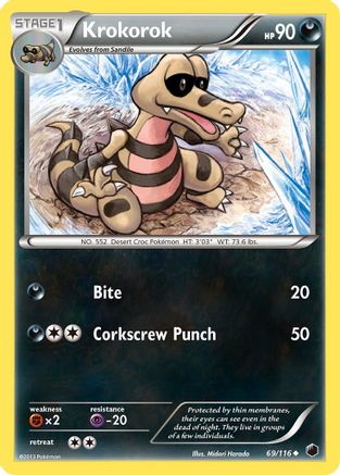 Krokorok (69)/116 Uncommon Reverse Holofoil