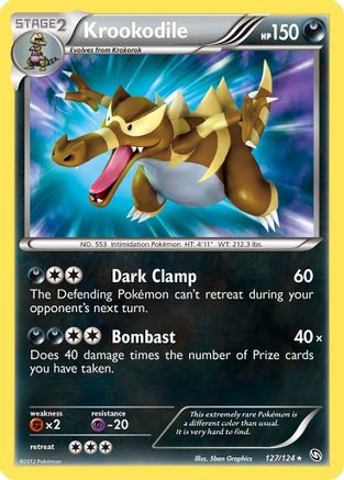 Krookodile (127)/124 Secret Rare Holofoil