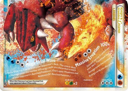 Kyogre & Groudon Legend (Bottom) (88)/90 Ultra Rare Holofoil
