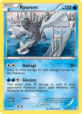 Kyurem (43)/113 Holo Rare Holofoil