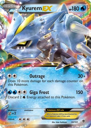 Kyurem EX (30)/101 Ultra Rare Holofoil