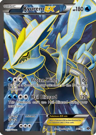 Kyurem EX (96 Full Art) (96)/99 Ultra Rare Holofoil