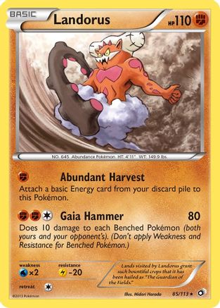 Landorus (85)/113 Holo Rare Reverse Holofoil