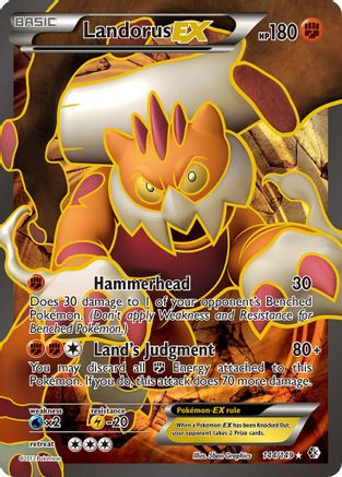 Landorus EX (144 Full Art) (144)/149 Ultra Rare Holofoil
