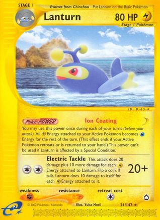 Lanturn (21) (21)/147 Rare Reverse Holofoil