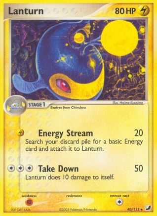 Lanturn (40)/115 Uncommon Reverse Holofoil