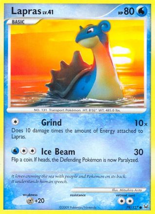 Lapras (79)/127 Common Reverse Holofoil