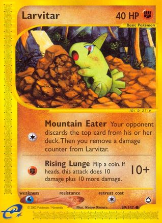Larvitar (89)/147 Common Reverse Holofoil