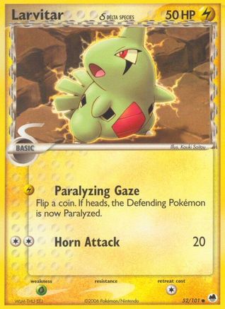 Larvitar (Delta Species) (52)/101 Common