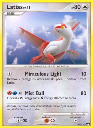 Latias (3)/17 Rare Holofoil
