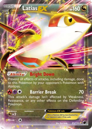 Latias EX (85)/116 Ultra Rare Holofoil