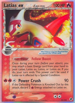 Latias ex (Delta Species) (95)/101 Ultra Rare Holofoil