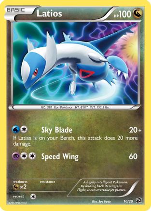 Latios (10)/20 Holo Rare Holofoil