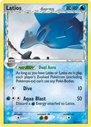 Latios - 012/110 (Delta Species) (12)/110 Holo Rare Reverse Holofoil