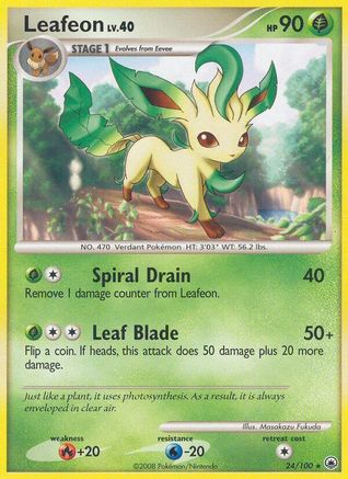 Leafeon (24) (24)/100 Rare
