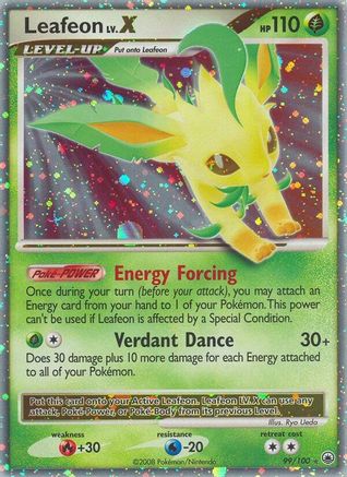 Leafeon LV.X (99)/100 Ultra Rare Holofoil