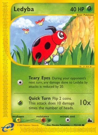 Ledyba (72) (72)/144 Common Reverse Holofoil
