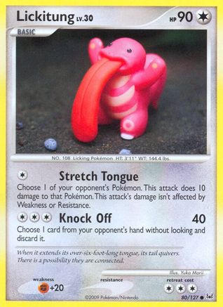 Lickitung (80)/127 Common Reverse Holofoil