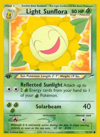 Light Sunflora (72)/105 Common 1st Edition