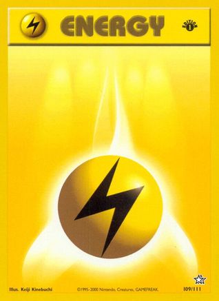 Lightning Energy (109)/111 Common 1st Edition