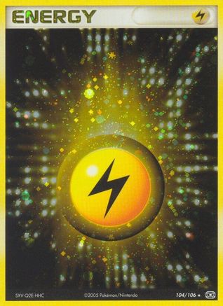 Lightning Energy (104)/106 Holo Rare Holofoil