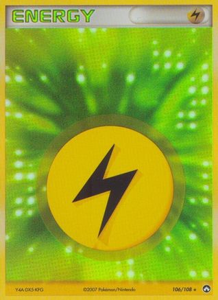 Lightning Energy (106)/108 Rare Holofoil