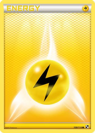 Lightning Energy (108)/114 Common Reverse Holofoil