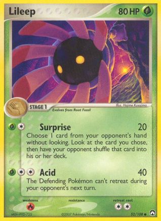 Lileep (52)/108 Common Reverse Holofoil