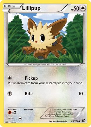 Lillipup (80) (80)/114 Common Reverse Holofoil