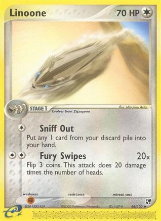 Linoone (44)/100 Uncommon Reverse Holofoil