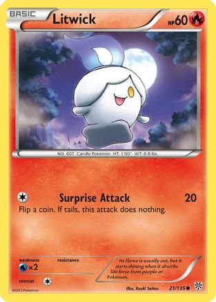 Litwick (21)/135 Common Reverse Holofoil
