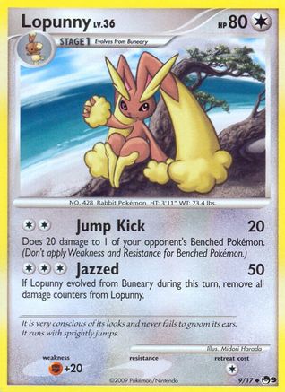 Lopunny (9)/17 Uncommon Holofoil