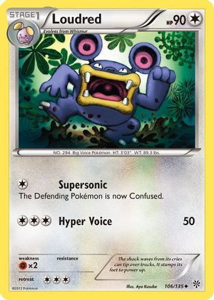 Loudred (106)/135 Uncommon