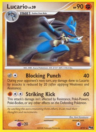 Lucario (2)/17 Rare Holofoil