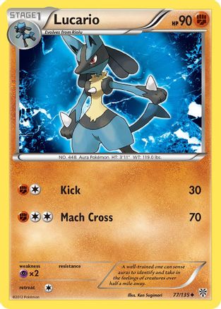 Lucario (77) (77)/135 Uncommon
